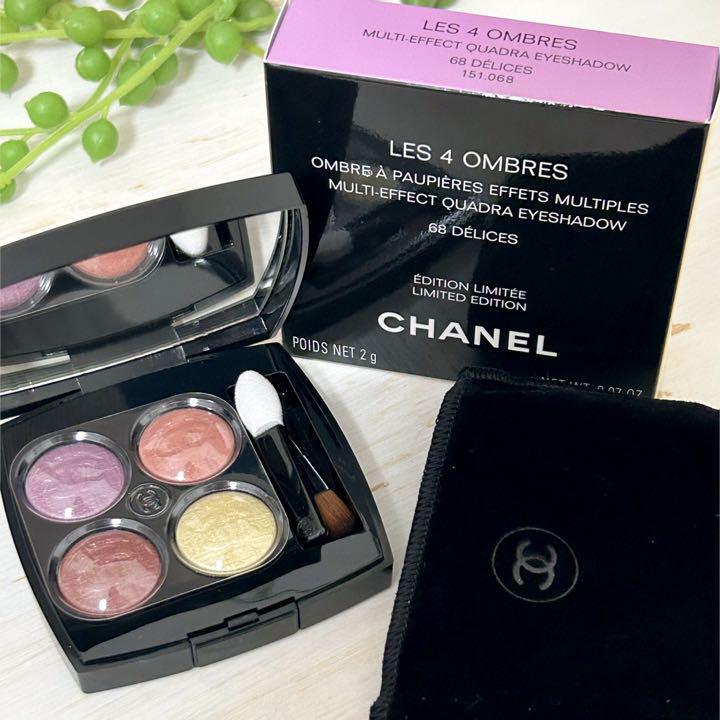 新品　CHANEL 4 OMBRES アイシャドウパレット 68 DELICES CHANEL 68 Delices Les 4 Ombres Multi-Effect Quadra Eyeshadow