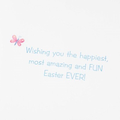 Papyrus  Happy Easter Bunny Forest Party Easter Card