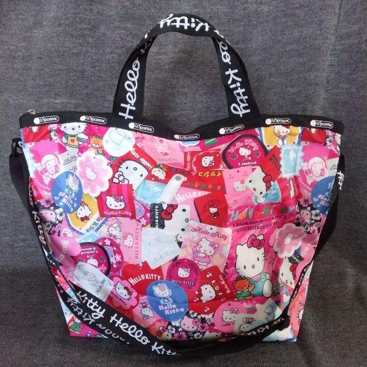 キャラクターグッズ LeSportsac - LeSportsac Hello Kitty  Deluxe Lulu LeSportsac×Hello Kitty 7/24（水）発売 | レスポートサック