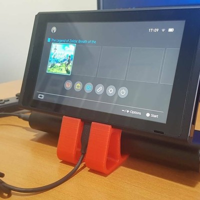 Nintendo Switch Portable Charging Stand Simple Sturdy Design Best Angle