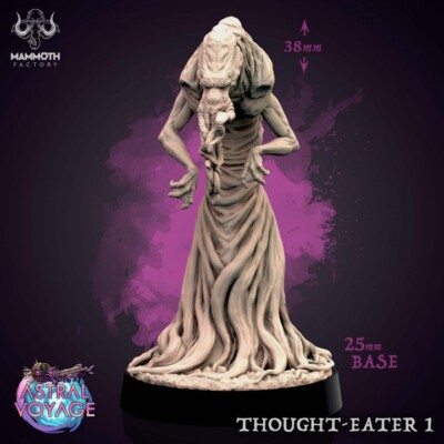 3 Thought Eater Mind Flayer Astral Dungeons and Dragons D&D DnD 28mm Spelljammer