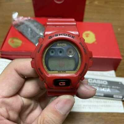 希少 G-SHOCK DW-6900FS BAPEコラボ 2000個限定 G-Shock Casio DW-6900 BAPE Limited 2000 Black Gold Rare 2008