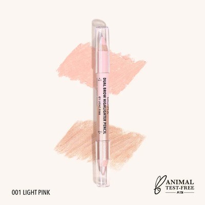 Moira Beauty - Dual Brow Highlighter Pencil Light Pink