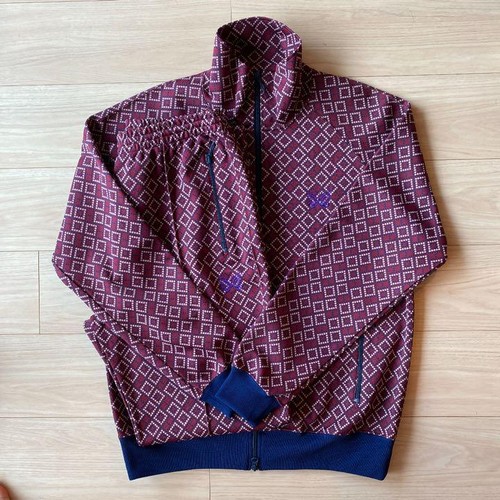 ジャケット・アウター Needles TRACK JACKET - POLY JACQUARD L in Store P1 & P2 [NEEDLES] •Track Jacket - Poly Jacquard