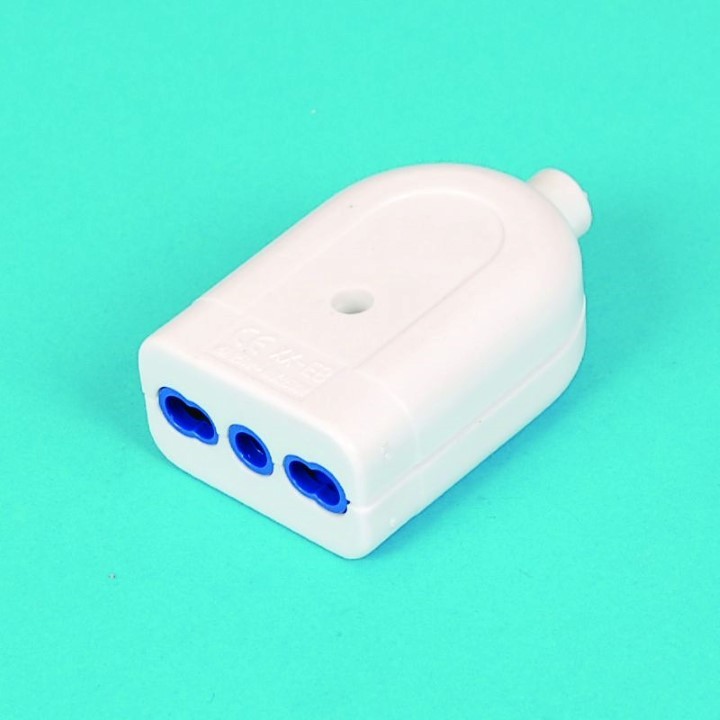 Presa Corrente Bipasso Rete Fissa 2p+T 10/16a 250v Bianco Doppio Passo moc