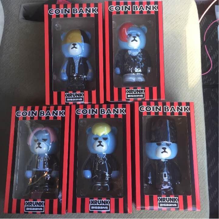 アイドル BIGBANG LAWSON BIGBANG x Lawson Coin Bank 5 Types SET K-pop 12 x 7.5cm 2016