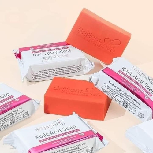 洗顔料 brilliant, beauty soap, bear brand set Brilliant skin Essentials Kojic Acid Soap Minis 70g x 2 bars