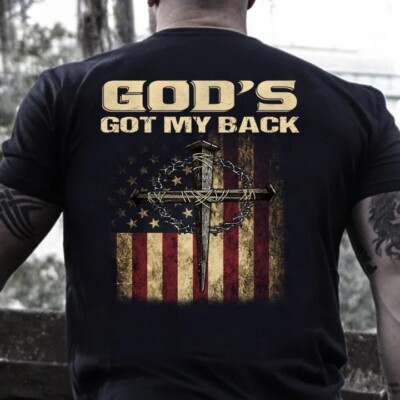 Christian Shirt, God's Got My Back T-Shirt