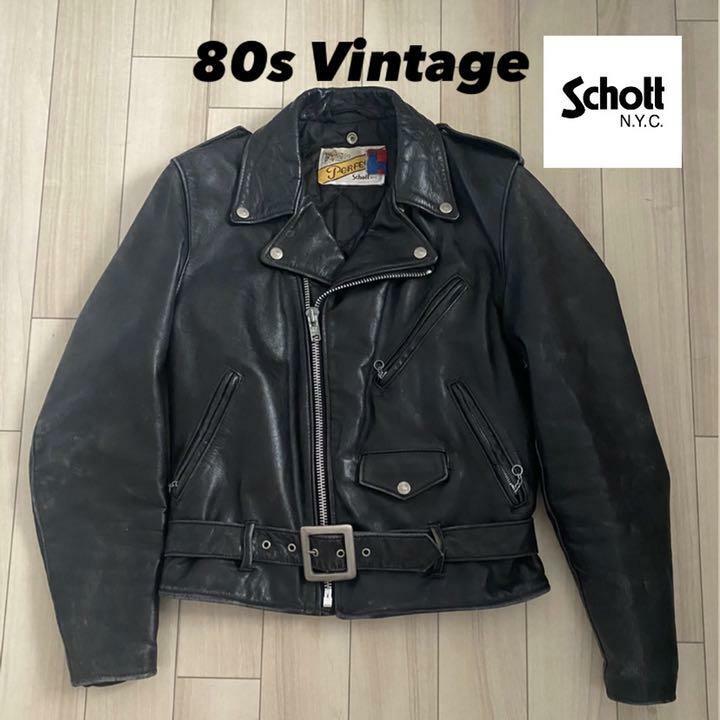 最終値下げ‼ 80s schott nyc usa製 38 ロング 当時物36 最終値下げ‼ 80s schott nyc usa製 38 ロング 当時物36 メンズ