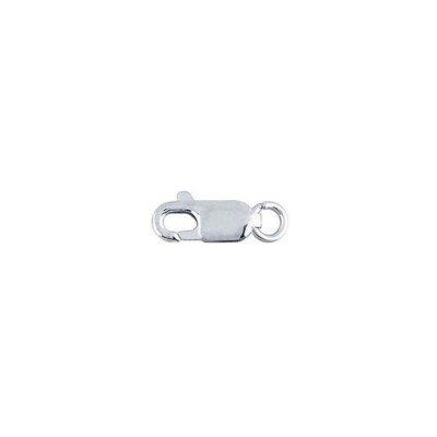 925 Sterling Silver Lobster Claw Clasp with Open Jump Ring 8.5mm