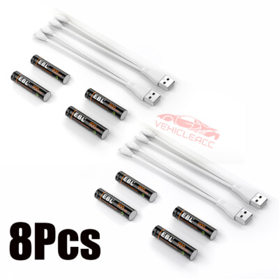 EBL 1.5V 3300mWh USB Rechargeable AA AAA Batteries USB Cable Li-ion Battery lot
