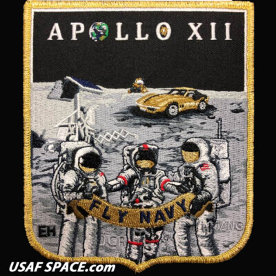 Apollo 12  Spirit Commemorative 5'' Tim Gagnon ORIGINAL A-B Emblem NASA PATCH