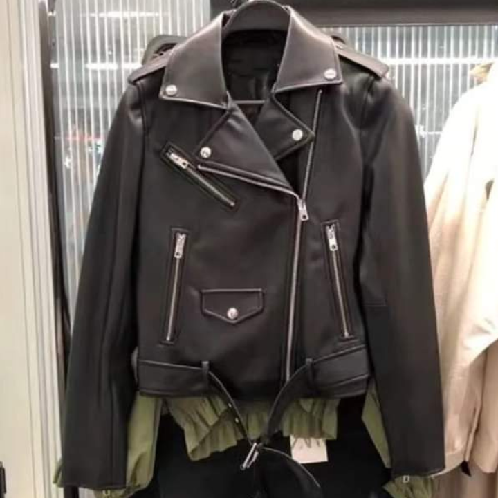 美品✨ melt the lady fake leather jacket 黒 2025年最新】MELT THE LADY レザージャケット・ライダースの人気