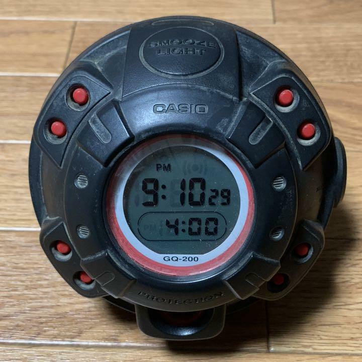 GQ-200 CASIO G-SHOCK カシオ 赤 目覚まし時計 G-SHOCKの目覚まし時計 - MUSCLE TIME GQ-200のレビュー