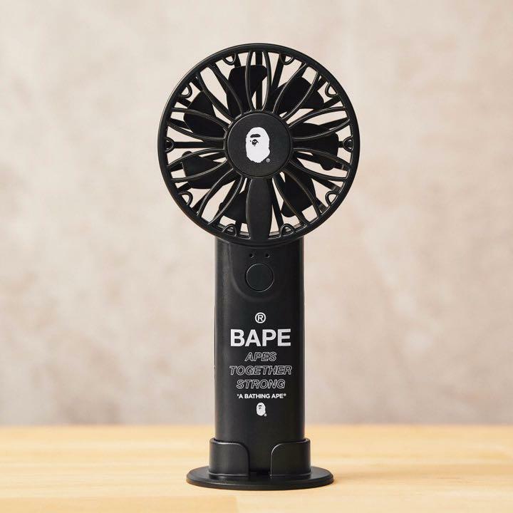 Ａ BATHING APE アベイシングエイプ ハンディファン ノベルティ非売品 A BATHING APE アベイシングエイプ ハンディファン ノベルティ
