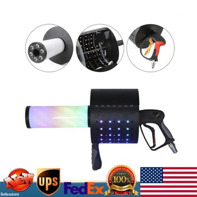 LED CO2 Gun + LED Confetti Cannon Machine CO2 Jet Stage Event For DJ Club Party