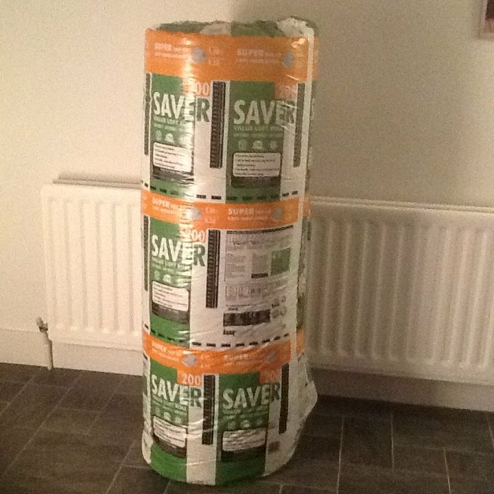 Knauf 200mm Super top up Loft roll Insulation 5.51m2 in Chester Le