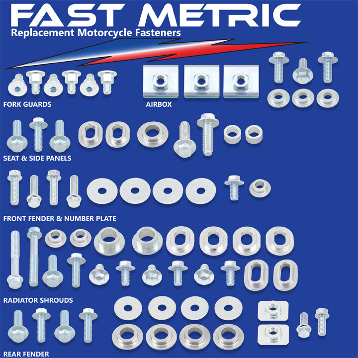 2014-2017 YZ 450F Plastics & Body Bolt Kits - EVERY Fastener you need-GUARANTEED