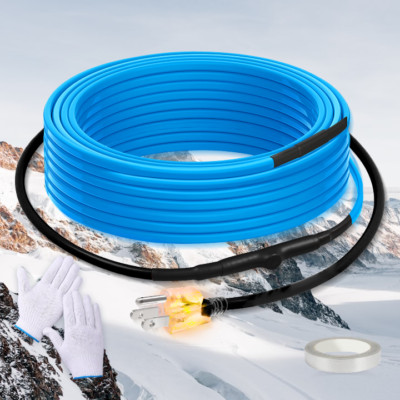 SnulyHeet Self-Regulating Pipe Heat Tape for Water Pipes Freeze Protection 6ft 