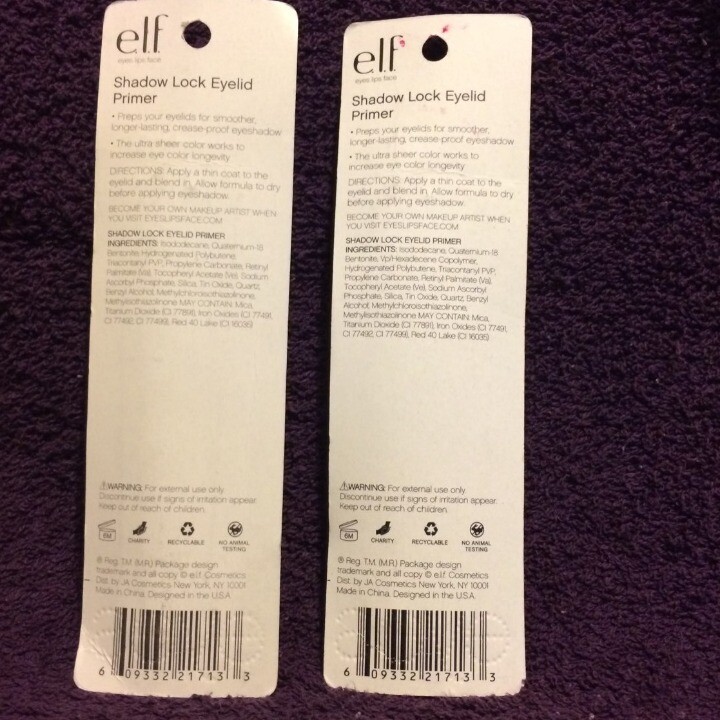 elf Shadow Lock Eyelid Primer 21713 Pearl: Lot of 2