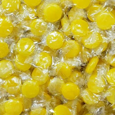 Lemon Discs Hard Candy Bulk 2lbs. Lemon Candy, Lemon Disc Candy, Lemon Disks Har