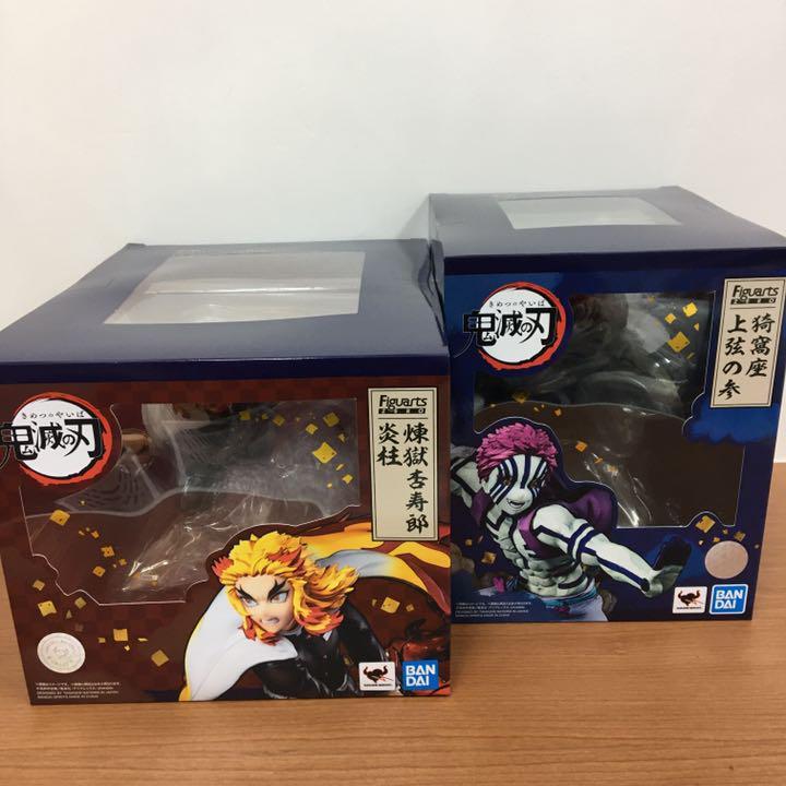 鬼滅の刃 Demon Slayer フィギュア 9体Rengoku AKAZA Hero Belief Rengoku Kyoujuro vs Akaza Demon Slayer 1/6 Resin