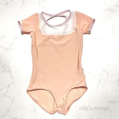 YUMIKO バレエ レオタード Cynthia Mesh YUMIKO Ballet Leotard Cynthia Mesh Peach almost unused Size