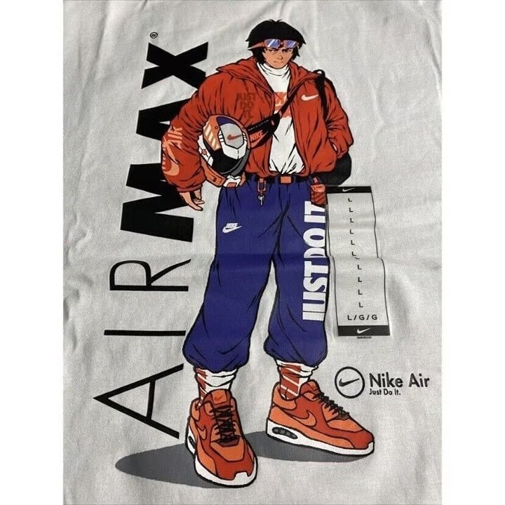 【送料関税込み】Nike AIR MAX logo Manga Hypeman Tシャツ 送料関税込み】Nike AIR MAX logo Manga Hypeman Tシャツ (Nike