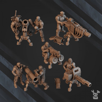 Green Hell Division Heavy Fire Support Squad | DakkaDakka | Grim Dark| One Page 