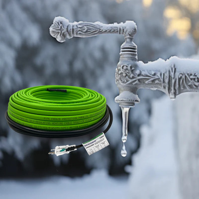 MAXKOSKO 7FT Self-Regulating Heat Cable for Water Pipe Freeze Protection