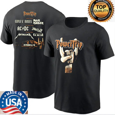 RARE !!! The Power Trip 2023-2024 T-Shirt Rock Festival 2023 Tee Gift for Fan