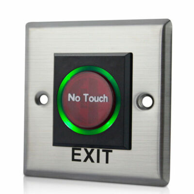 DC12V Infrard IR Touchless Door Release Exit Button NO-Touch Door Open Switch