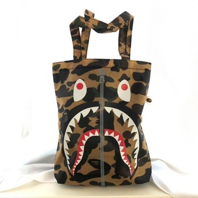 A BATHING APE BAPE 2015 Spring  Shark Cushion Tote  GIFT RARE Takarajima