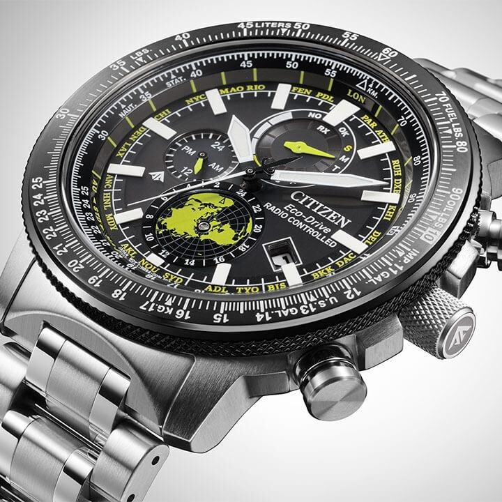 Pre-owned Citizen Promaster Sky Geo Trekker Direct Flight Watch Men's By3006-53e
