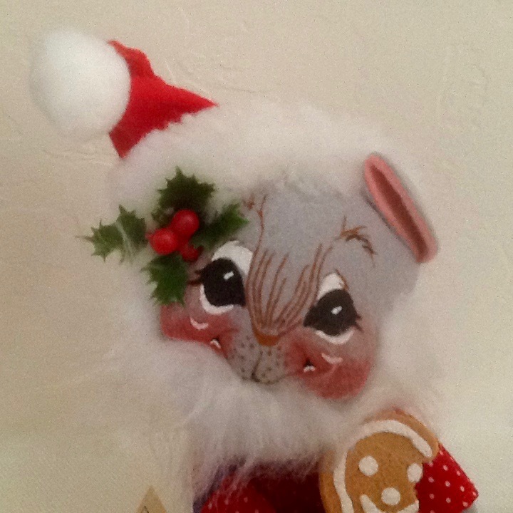 1998 Annalee ~ Christmas Mouse with Gingerbread Man ~ 6