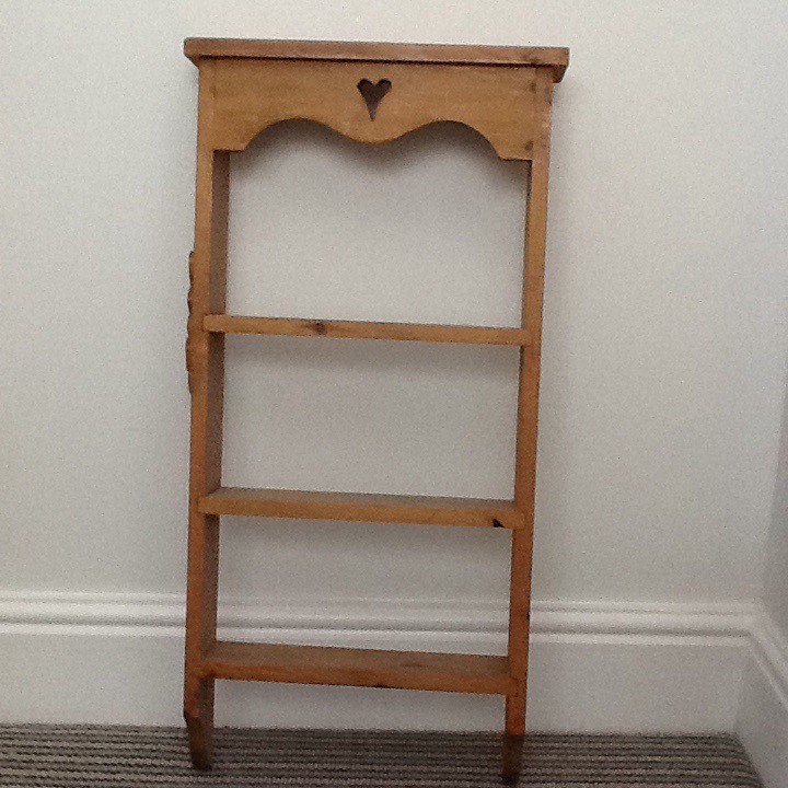 Narrow pine shelf unit in Wimborne, Dorset Gumtree