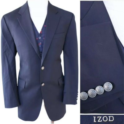 Navy blazer silver buttons clearance