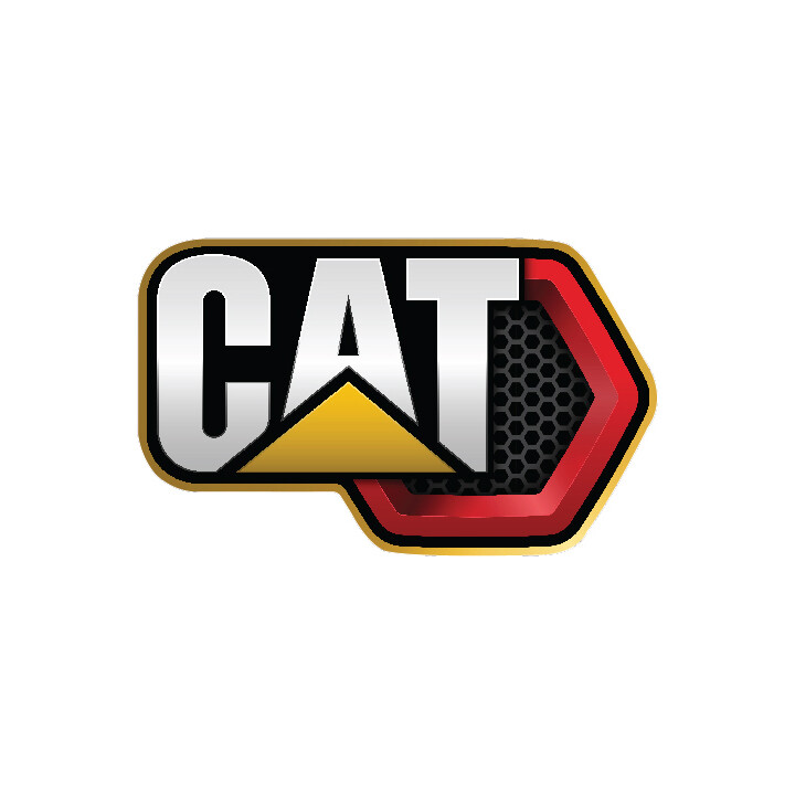 7" CAT Caterpillar Hex Logo Vinyl Sticker Quality Decal FREE SHIPPING