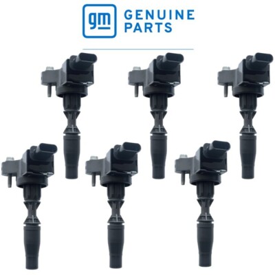 Set of 6 NEW OEM GM Ignition Coil 2014-2024 Buick Cadillac Chevy GMC V6 3.6L