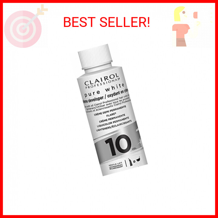 Clairol Professional Pure White 10 volume Crème Developer 2 oz, 1 Count