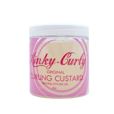 Kinky-Curly Original Curling Custard Natural Styling Gel 8Oz. Free Shipping!!