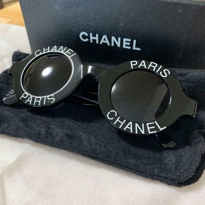Chanel round 2025 vintage sunglasses