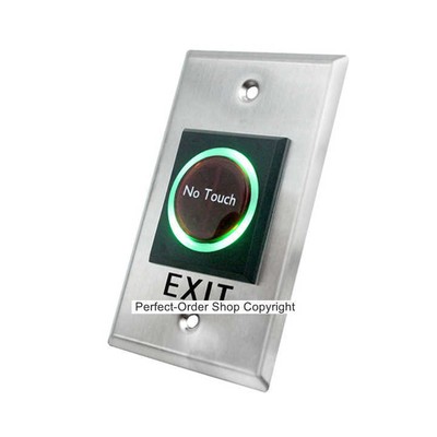 DC12V Infrared IR Touchless Door Exit Button/NO-Touch Push Button Switch +LED