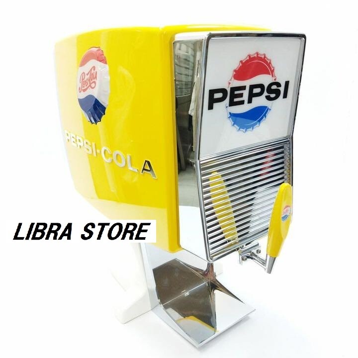 レア　ビンテージ　PEPSI-COLA レトロ金属製ディスプレイバスケット レア ビンテージ PEPSI-COLA レトロ金属製ディスプレイ