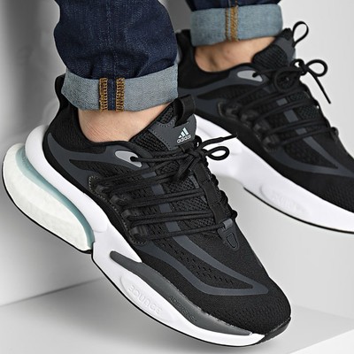 Adidas AlphaBoost VI Men’s Running Shoe Black Athletic Sneaker Trainers #758