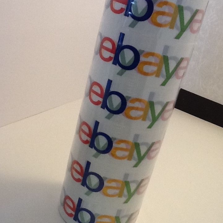 eBay branded packing tape LOT of 15 rolls 75 Yards each packaging shipping BOPP