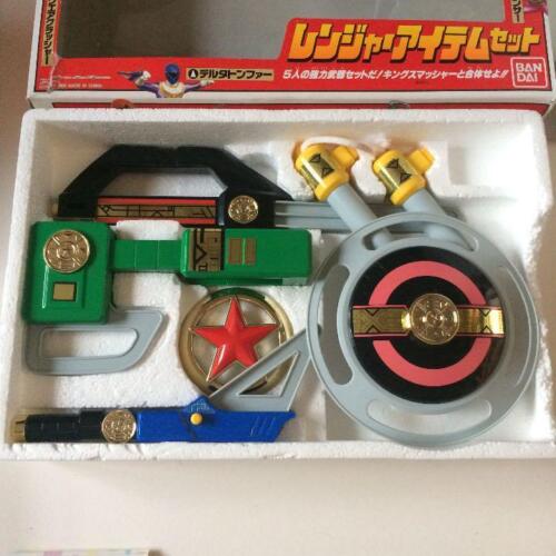 Power Rangers Zeo Ohranger DX Item Weapon Set BANDAI Japan Vintage w/Box Power Rangers Zeo Ohranger DX Item Weapon Set BANDAI Japan Vintage w/Box