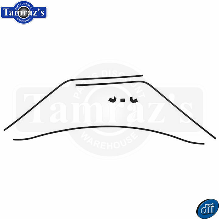 6870 Rear Window Interior Headliner Windlace Plastic Trim 6