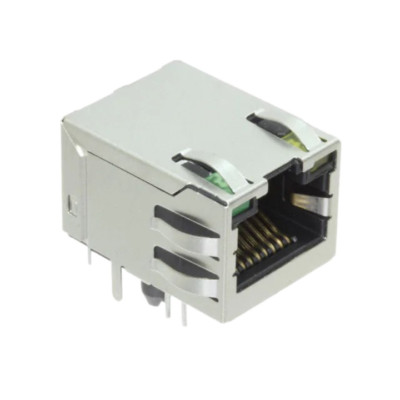 ARJM11C7-502-AB-ER2-T Connector 1 Port RJ45Through Hole 10/100/1000 Base-T, Auto
