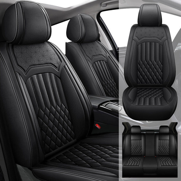 Car Accessories 5-Seat Covers Cushion PU Leather For Hyundai Palisade